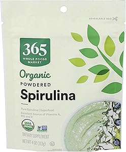 365 by Whole Foods Market, Organic Spirulina Superfood Powder, 4 Ounce