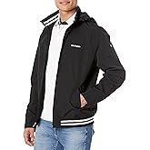 Tommy Hilfiger Mens Lightweight Waterproof Regatta Jacket Windbreaker, Deep Black, XX-Large US