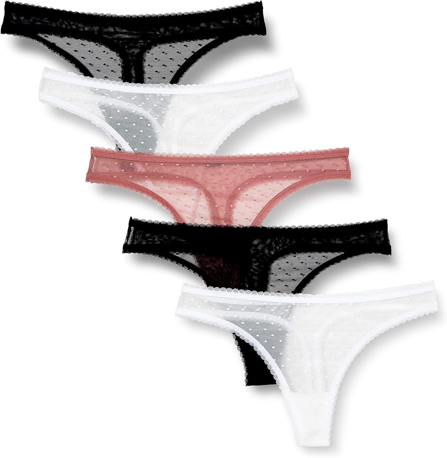 Amazon Brand Iris & Lilly Women's Mesh Thong, Pack of 5 Amazon.co.uk