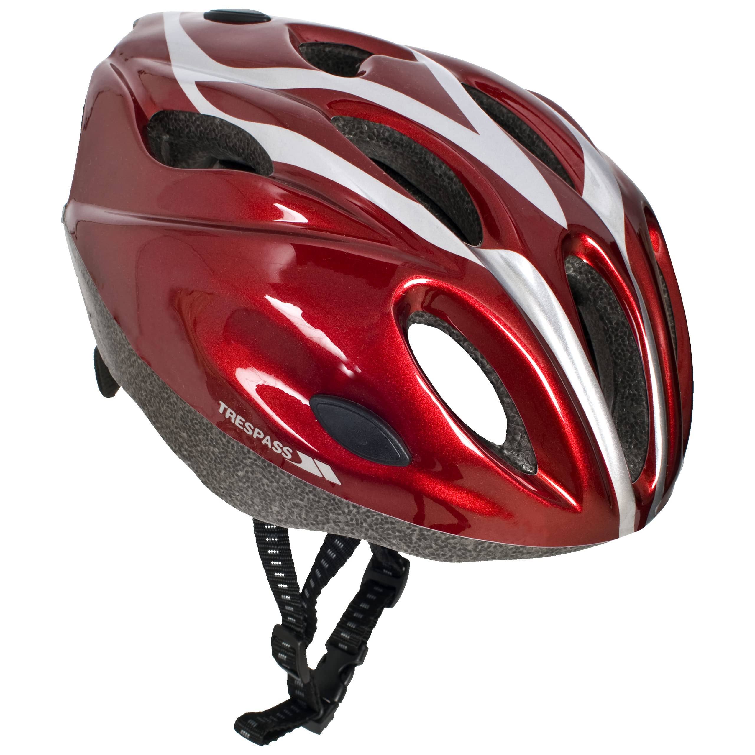 Trespass Kids Bike Helmet Tanky Red