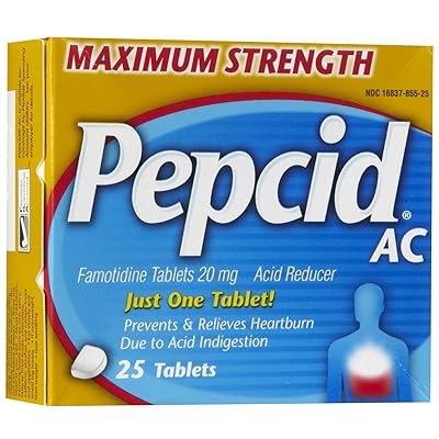 Buy Pepcid Ac Maximum Strength Tablets 25 Count Online In Italy B00esliers