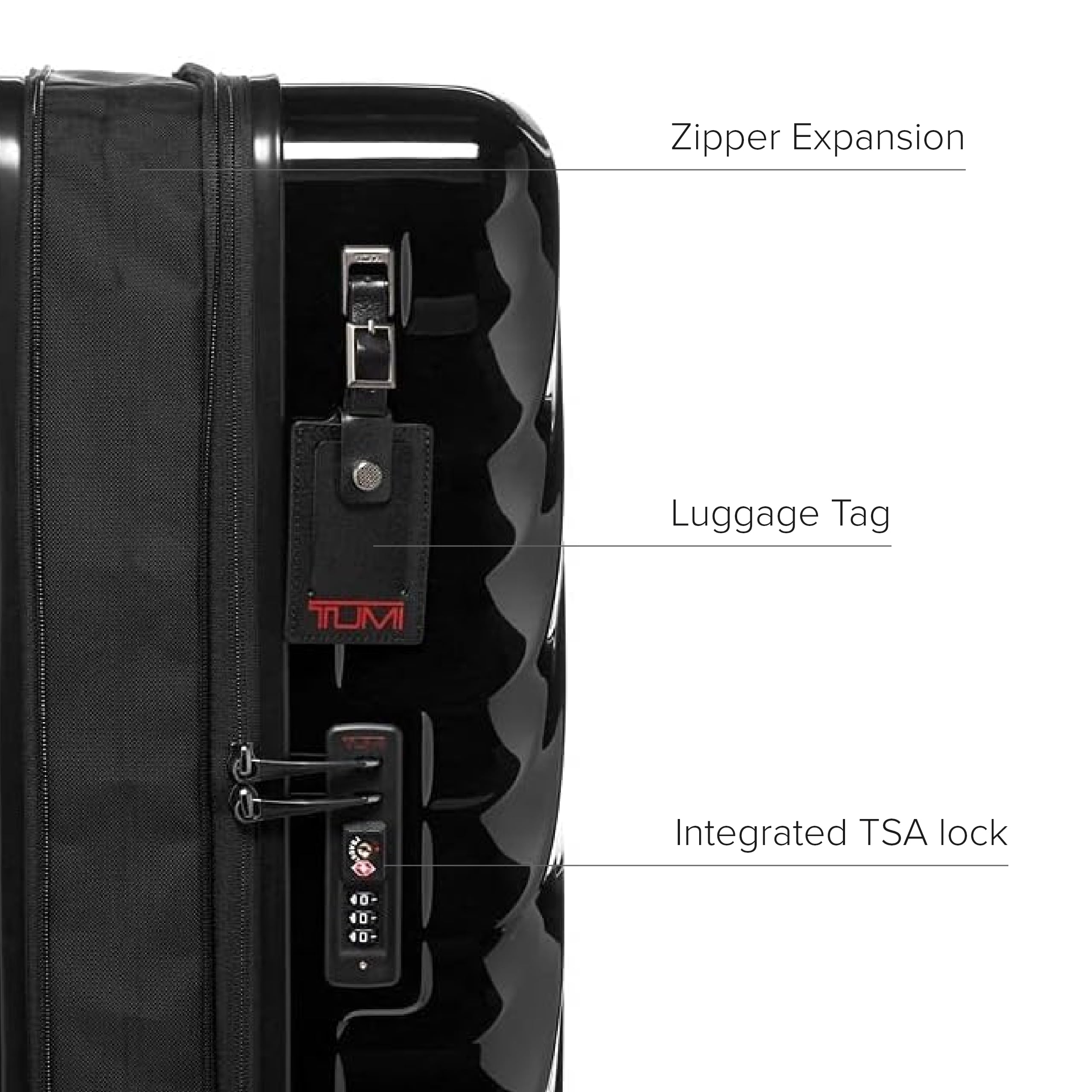 TUMI 19 Degree Short Trip Expandable 4 Wheeled Packing Case - Hard Shell Suitcase - 26.0
