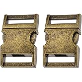 HARFINGTON Metal Quick Side Release Buckles Zinc Adjustable Quick Release Buckle Replacement Snaps Clips Clasps
