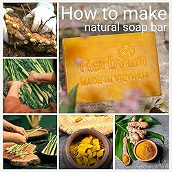 Herbvian 100% Natural Turmeric Soap Bar for Face