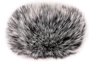 Wind Muff Windscreen Compatible with Zoom H1,Mic Windscreen Wind Cover Compatible with Zoom H1 H1n Recorder Mic and More,ChromLives Furry Microphone Windscreen 2.5"X 40mm (LxD) for Outdoor/Indoor Use