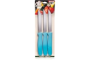 Alfi All-Purpose Knives Aerospace Precision Pointed Tip - Home And Kitchen Supplies - Serrated Steak Knives Set | Made in USA