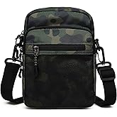 Lohol Small Messenger Bag for Men Women, Water Resistant Adjustable Crossbody Sling bag Purse for Travel Sports
