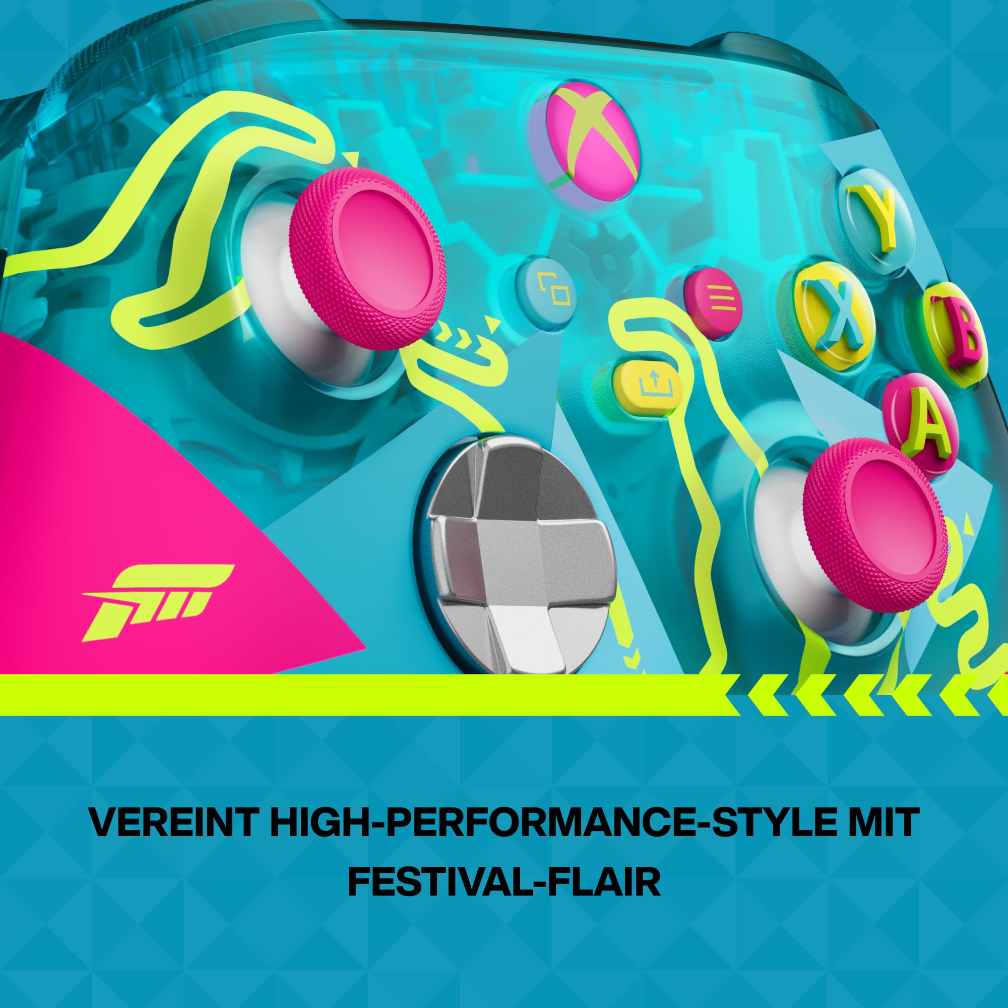 Xbox Wireless Controller – Forza Horizon 6 Limited Edition Series X|S, One, PCs und cloudfähige Geräte 3