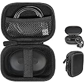 CaseSack Case for JLab Go Air Sport, Air Sport+, JLab Go, JBuds ANC 4, Epic ANC 3 (Black)