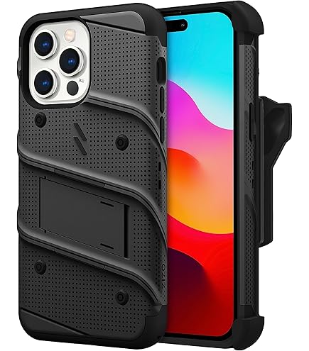 Amazon.com: ZIZO Bolt Bundle for iPhone 14 Pro Max (6.7) Case with