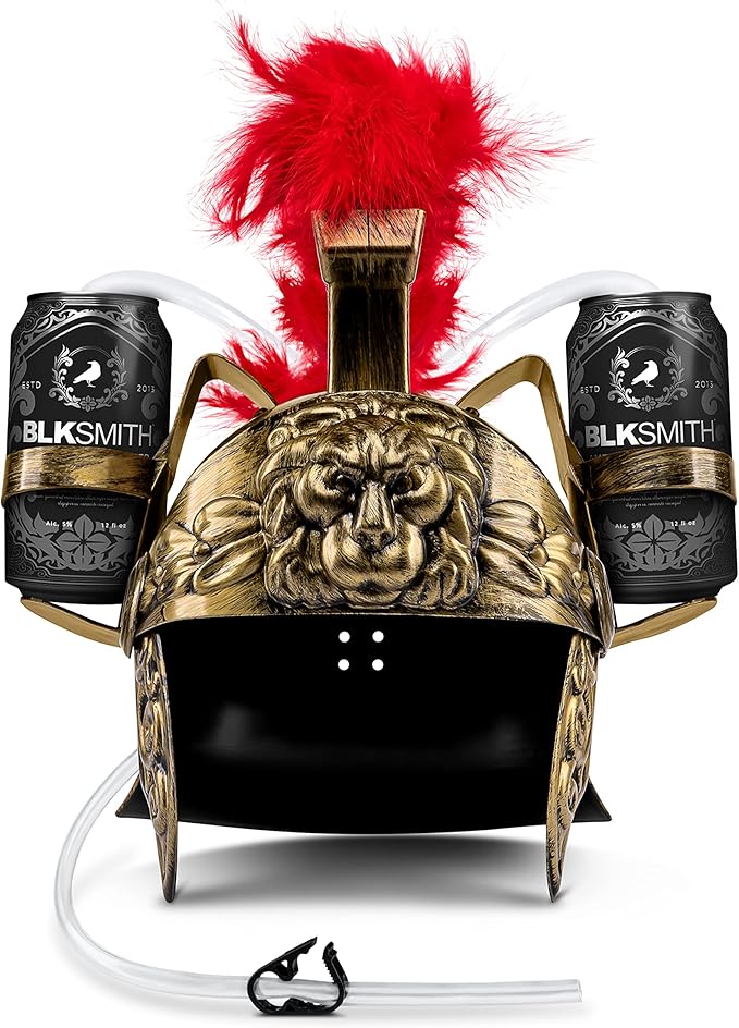 BLKSMITH Roman Drinking Helmet Funny Sports Cap Fits 16" 24" Head