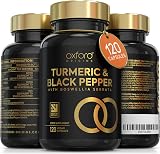 Oxford Origins Advanced Turmeric Capsules 3000mg 120 Caps UK Made view 1
