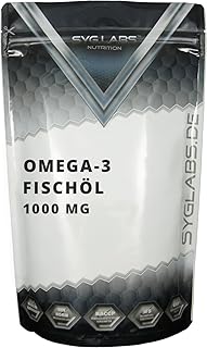 Syglabs Nutrition Omega 3, 1000 mg, 1000 Kapseln, 1er Pack (1 x 1.37 kg)