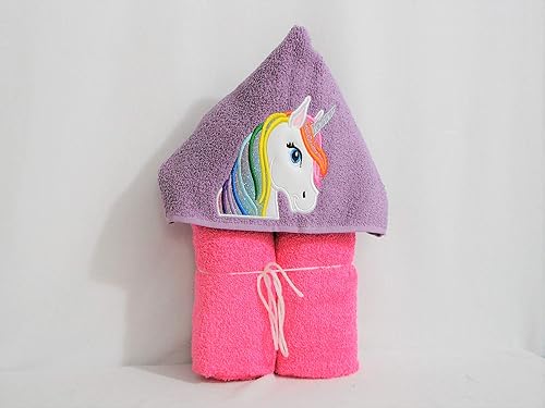 rainbow baby towel