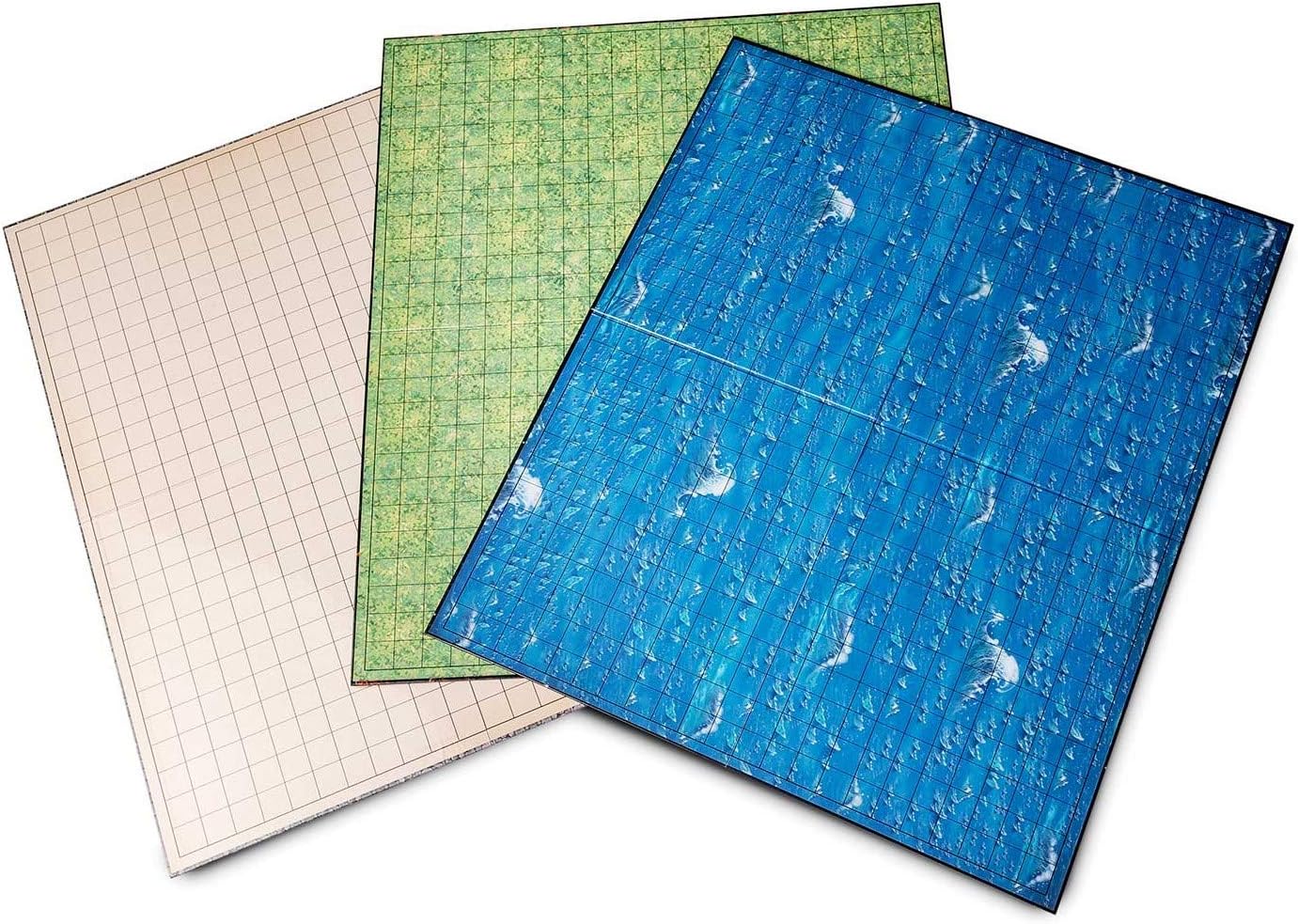 Hexers Role-Playing Game Board, Square Grid Terrains, 8 Different terrains - Image 4