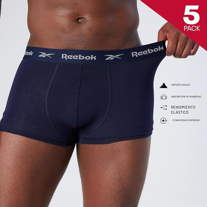 Bóxers para Hombre – Pack de 5 bóxers Deportivos