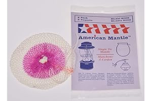 American Mantle Single Tie 300 C.P. String Tie Mantle (for Large Single tie Mantle Lantern as Well as Mr. Heater, Humphrey, Paulin, Falks Indoor Gas Lights with tie on Style Nozzle) 2Packs