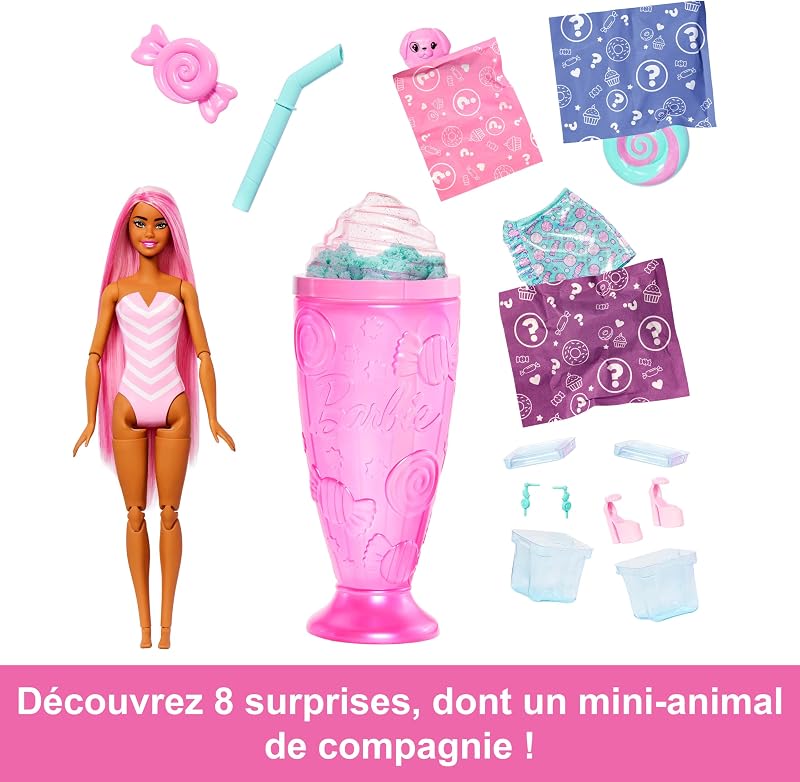 Pop Reveal Poupée de Mode et Accessoires, Série Gourmandises