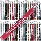 BBTO 90 Pcs Christian Keychains Bulk Inspirational Bible Verse Religious Key Chains Scripture Keyrings Church Gifts(Stylish Color)