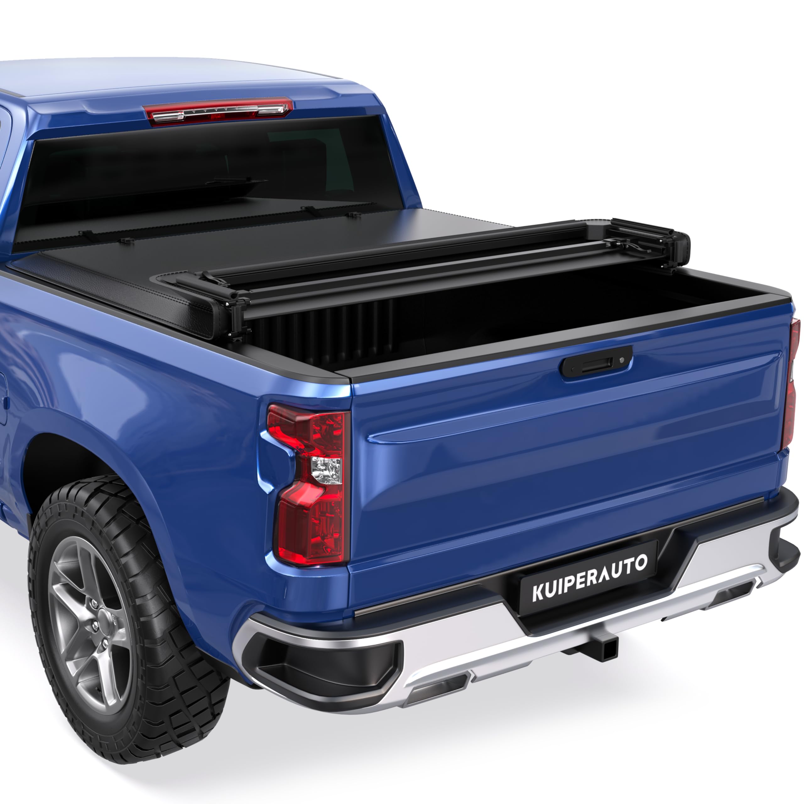 Photo 1 of *USED*
KUIPERAUTO Soft Quad Truck Bed Tonneau Cover Compatible for 2019-2026 Chevy Chevrolet Silverado/GMC Sierra 1500 (Excludes 2019 Classic Model) w/o Multi-Flex Tailgate Fleetside 6.7FT
