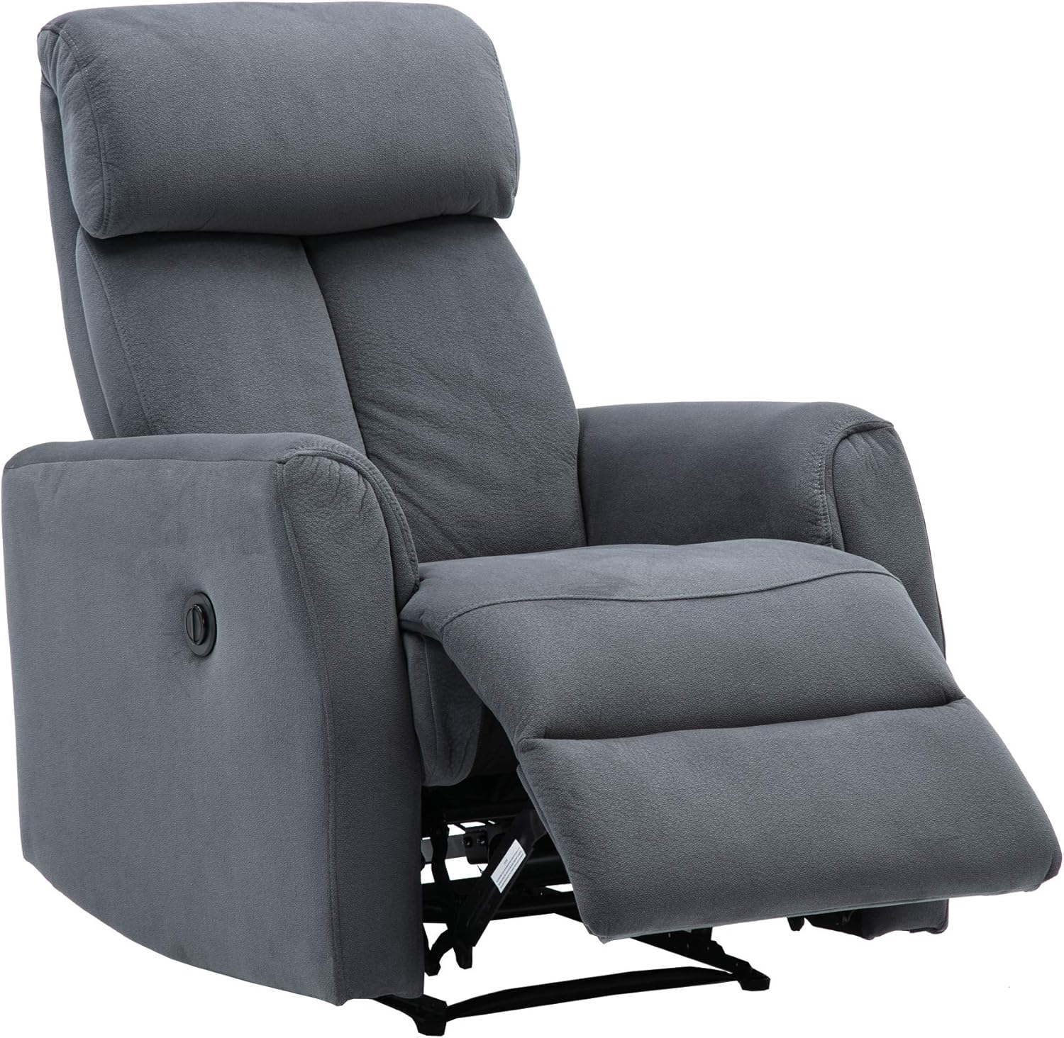Merax Electric Recliner Chair Lazy Boy Sofa for Elderly, Office or Living Room, Blue-Gray: Furniture & Decor