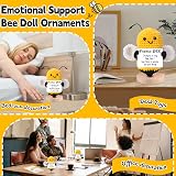 Pipihome Positive Bee Crochet Doll Gift Stocking Filler for Women Kids view 6
