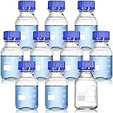 Yopay 10 Pack Media Storage Bottles with GL45 Blue