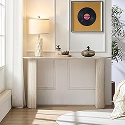 LKTART 55" MDF Console Table for Entryway, Narrow