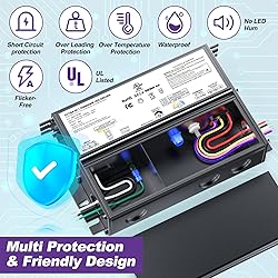 100W 12V Dimmable LED Driver, 0-10V/Triac/RX