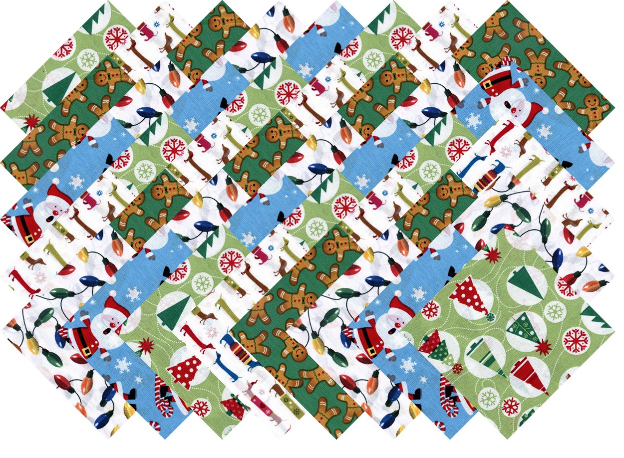 Home For The Holidays Christmas Collection 40 Precut 5inch Quilting Fabric Squares Buy Online