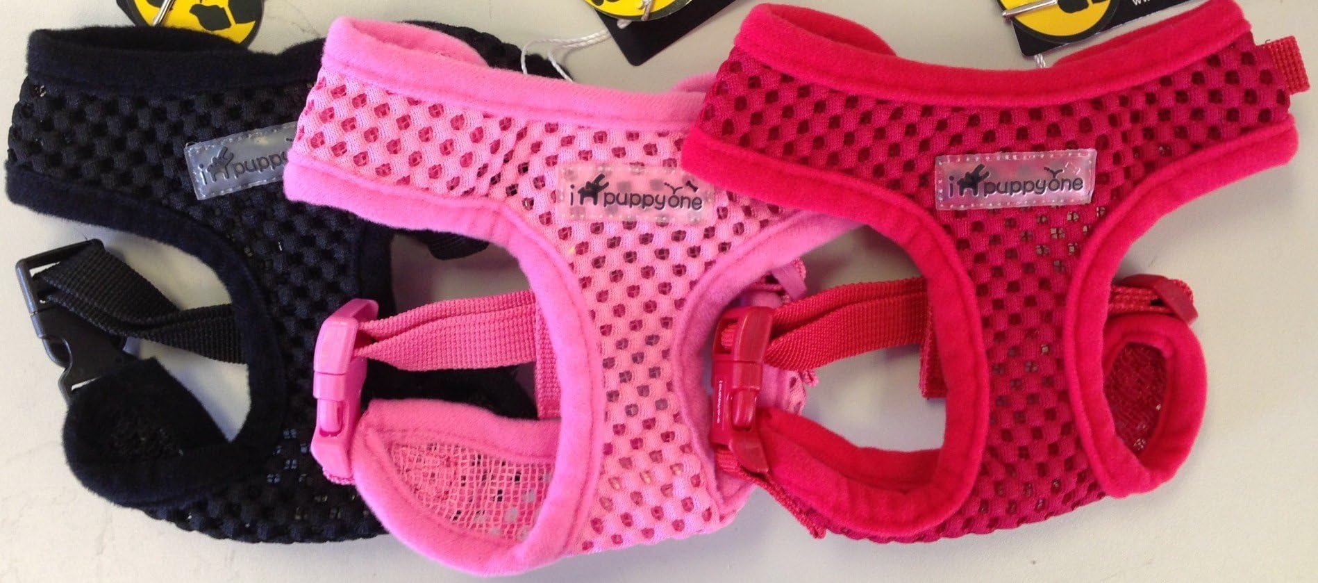 IPuppyone Adjustable Dog Soft Harness Air Flex Breathy Size:Medium Color:Pink
