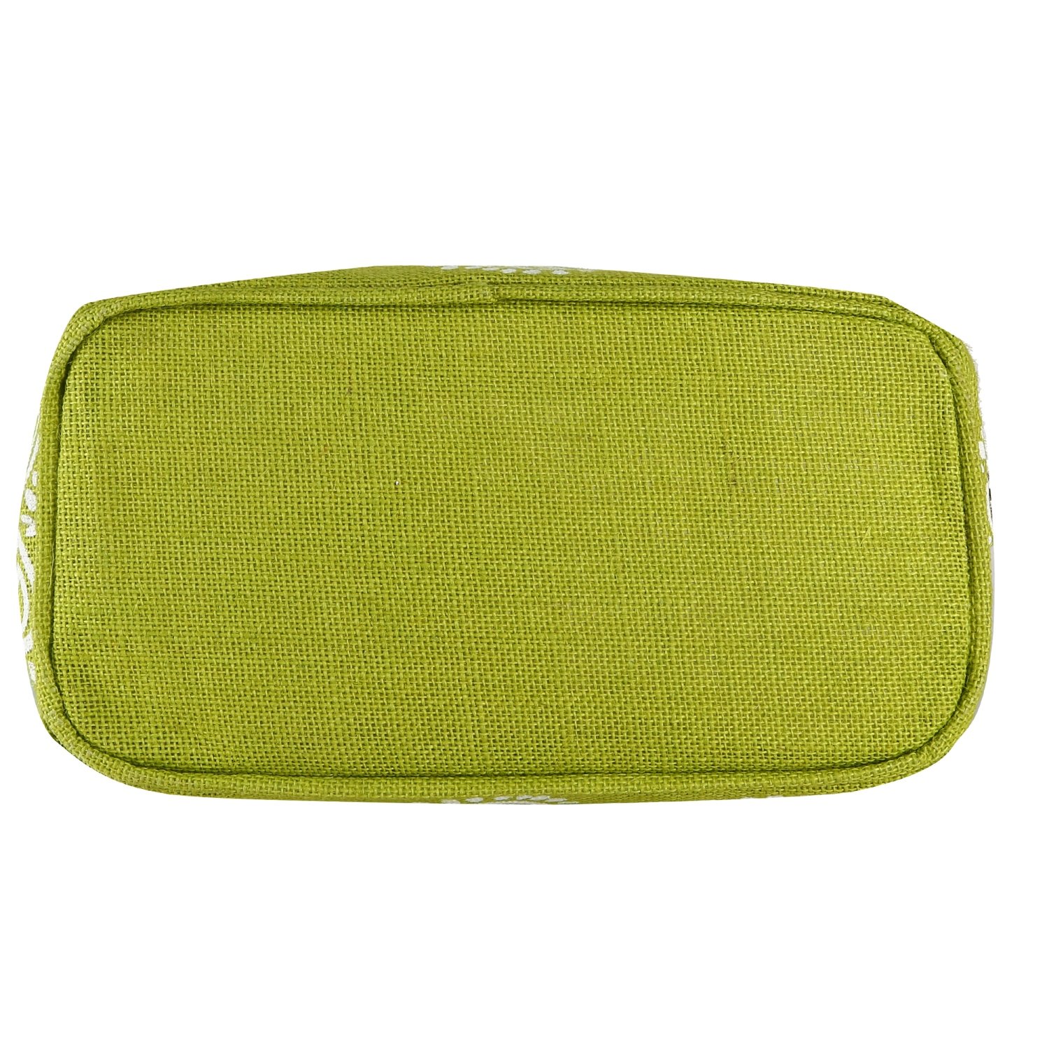 ecotara rangoli designer jute tote bag-maroon