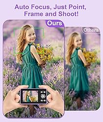 4K Digital Camera, VITALUXE FHD Kids Camera, Real