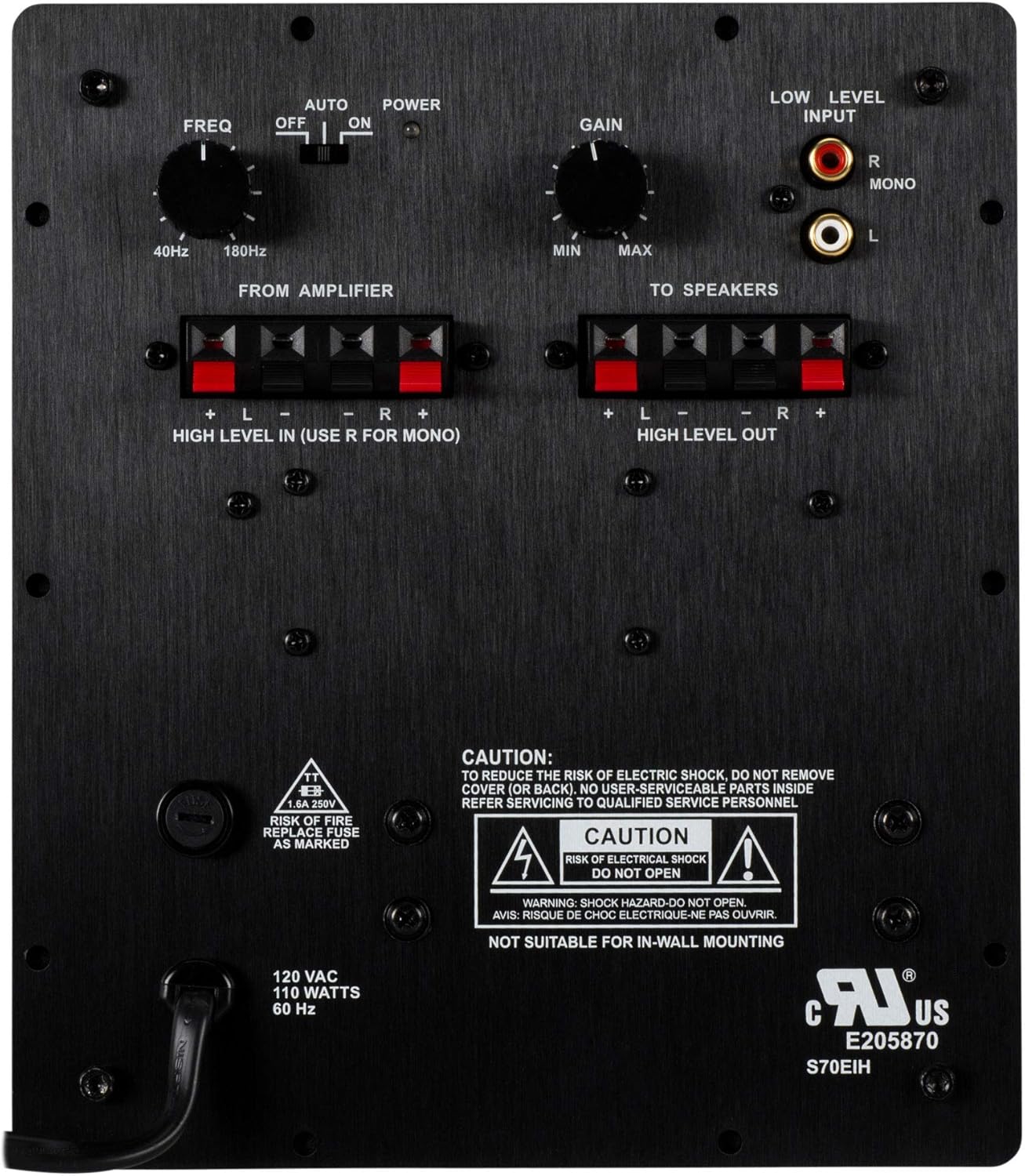 dayton audio sa70 70w subwoofer plate amplifier