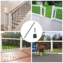BLIKA 50 Pack 36" Aluminum Deck Balusters with