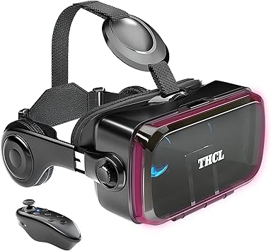 Amazon Co Jp Vrゴーグル Vrゴーグルスマホ用 Vr Vrヘッドセット 通話に応答する機能付き アンチブルーレンズ 瞳孔 焦点距離調節 Vrゴーグル Dmm 1080phd画質 3d ゲーム映画動画 4 7 6 2インチの Iphone Android などのスマホ対応 Bluetoothリモコン 1 視野角 家電