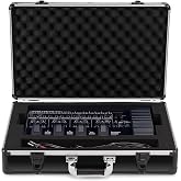 ANALOG CASES Boss ME-90 Case - Ultra-Lightweight UNISON Hard Case | Ultra-Lightweight and Durable Aluminum Case, Die-Cut Foam Padded Interior With Cable Storage Space, Comfortable Padded Handle