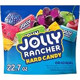 JOLLY RANCHER Original Fruit Flavored Hard Candy Bag, 22.7 oz | Jolly Rancher Hard Candy in Cherry, Grape, Watermelon, Blue Raspberry and Green Apple Flavors, Individually Wrapped