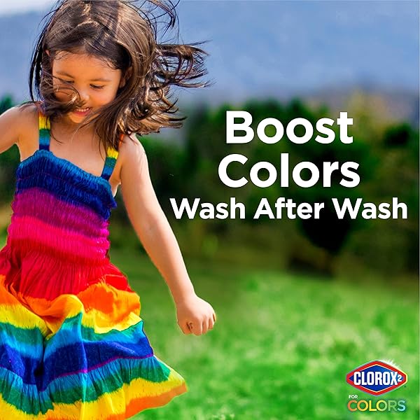 CLOROX 2 FOR COLORS – STAIN REMOVER AND COLOR BRIGHTENER, 88 OUNCES (PACKAGING MAY VARY)