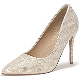 IDIFU Women's IN4 Classic Pointed Toe High Heels Pumps Wedding Dress Office Shoes