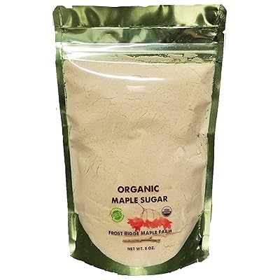 Frost Ridge Maple Farm, Organic Maple Sugar, Grade A, Half Pound (8 oz)