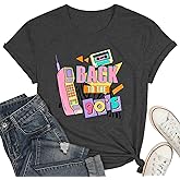 Fawniss Happy 100 Days of School Shirt-Women Cute Flower Teacher Short Sleeve School Days Party Tops Tee