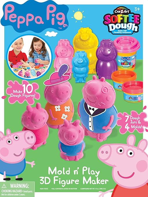 peppa pig mould and play