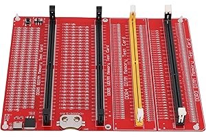 Qiilu 4 in 1 RAM Memory Tester Card - DDR3 DDR4 DDR5 Diagnostic Analyzer for Desktop and Server Use - Fault Detection and Per