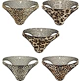 Hanhepee Men's cheeky Underwear Low Rise leopard briefs