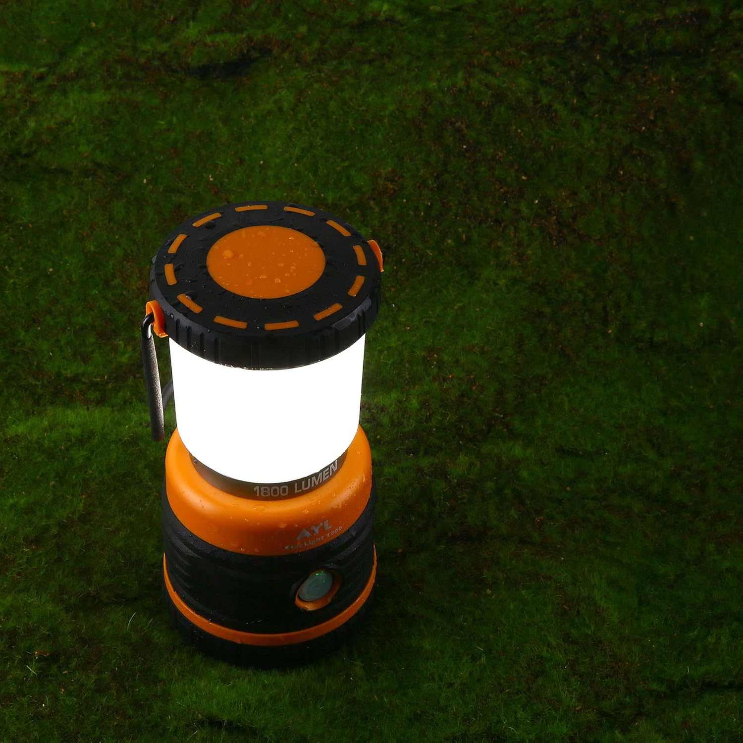 AYL LED Camping Lantern, Battery Powered LED with 1800LM, 4 Light Modes, Perfect Lantern Flashlight for Hurricane, Emergency Light, Storm, Power Outages, Survival Kits, Hiking, Fishing, Home and More: Sports & Outdoors