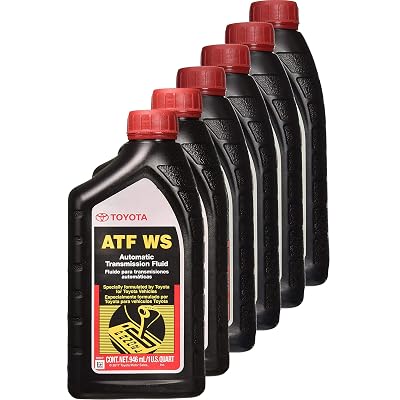 Toyota 6 Pack 00289-ATFWS Automatic Transmission Fluid, 192 Ounces, 6 Pack, 192 Ounces, 6 Pack