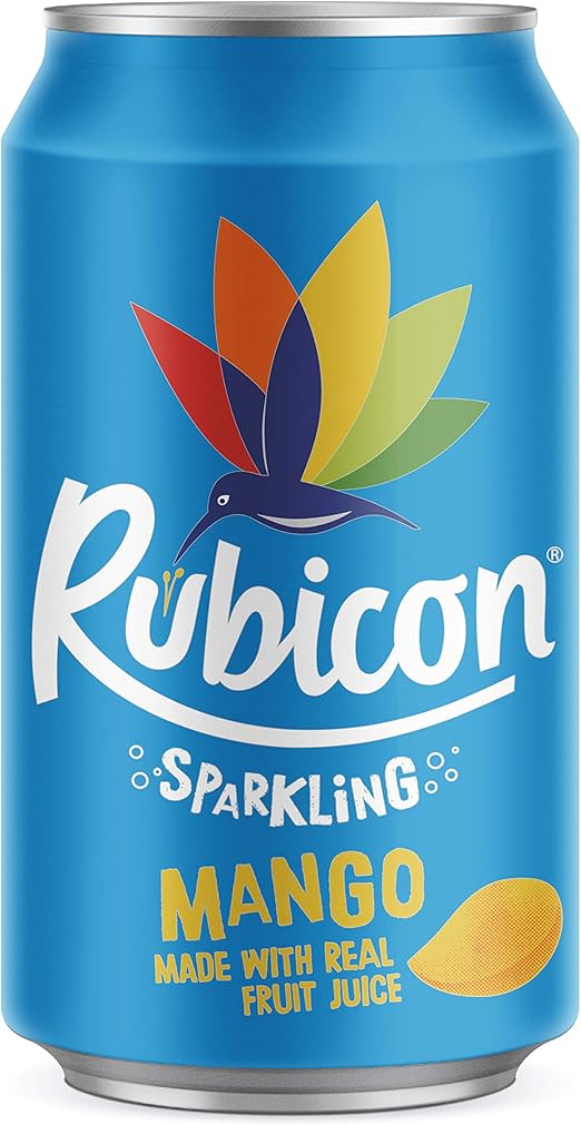 Rubicon Sparkling Mango Fizzy Drink Cans, 330 ml, (Pack of 24): Amazon.co.uk: Grocery