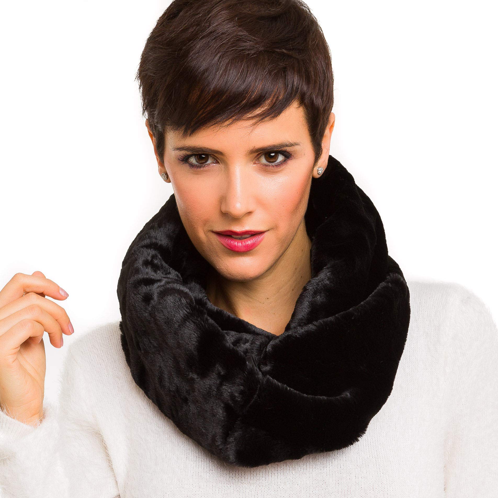 Fur Collar Scarf for Women Faux Fur Scarves Neck Shrug for Winter Coat Dress Fur Collar Scarf for Women Faux Fur Scarves Neck Shrug for Winter Coat Dress