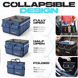 FORTEM Car Boot Organiser 50L Collapsible SUV Trunk Storage 600D Oxford view 6